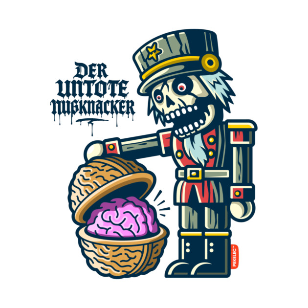 The Undead Nutcracker – Zombie Christmas Brain Surprise by PEKELEC