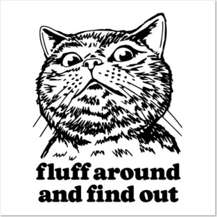 fluff around and find out Posters and Art