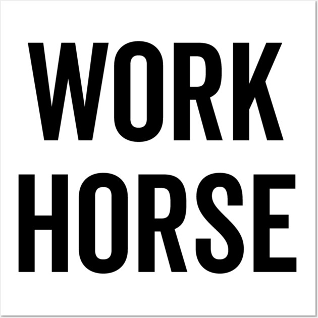 Work Horse Wall Art by Frank Ring