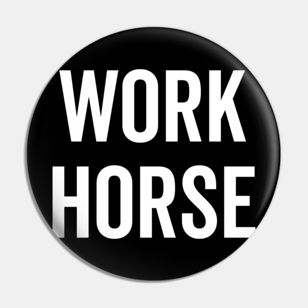 Work Horse Pin by Frank Ring