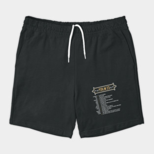 Psalm 23 The LORD is my Shepherd Shorts