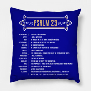 Psalm 23 The LORD is my Shepherd Pillow