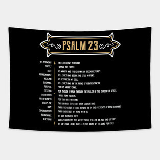 Psalm 23 The LORD is my Shepherd Tapestry