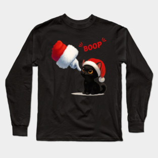 christmas-cat Long Sleeve T-Shirt