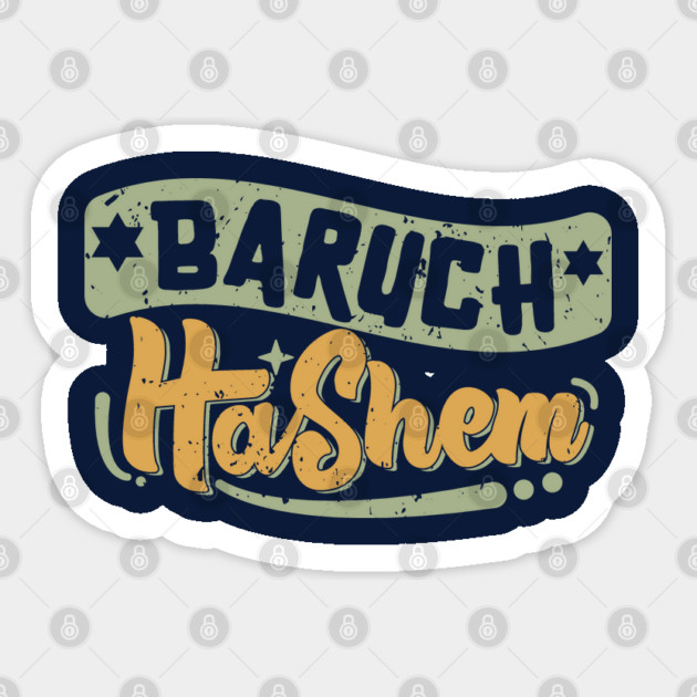 Got Gratitude? Say Baruch HaShem Sticker by Thank HaShem