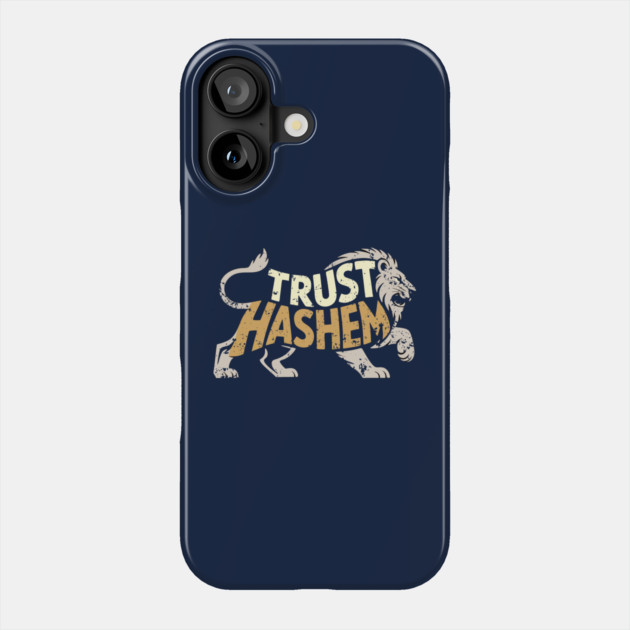 Trust HaShem – Bold Lion Faith Phone Case by Thank HaShem