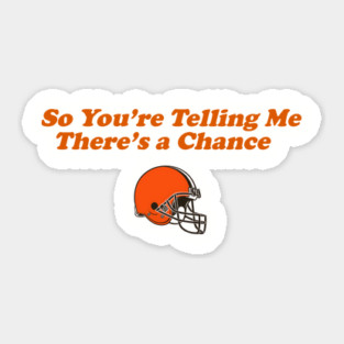 Browns Football Sticker