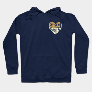 Baruch Hashem Heart Hoodie