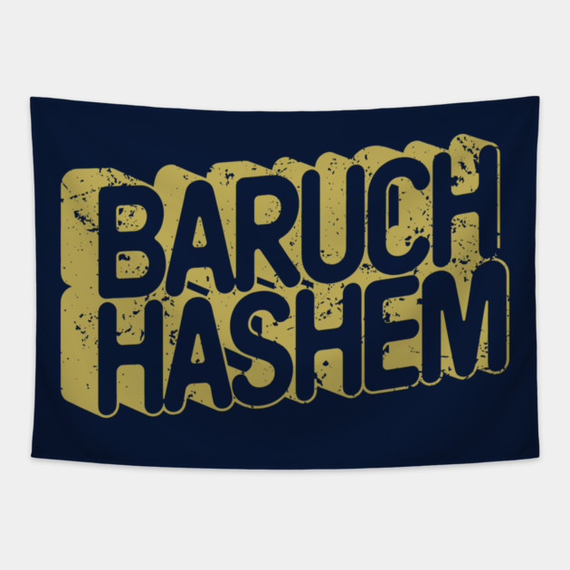 Baruch Hashem 3D Tapestry by Thank HaShem