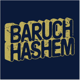 Baruch Hashem 3D Posters and Art