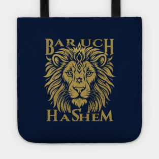 Baruch Hashem Lion of Judah Tote