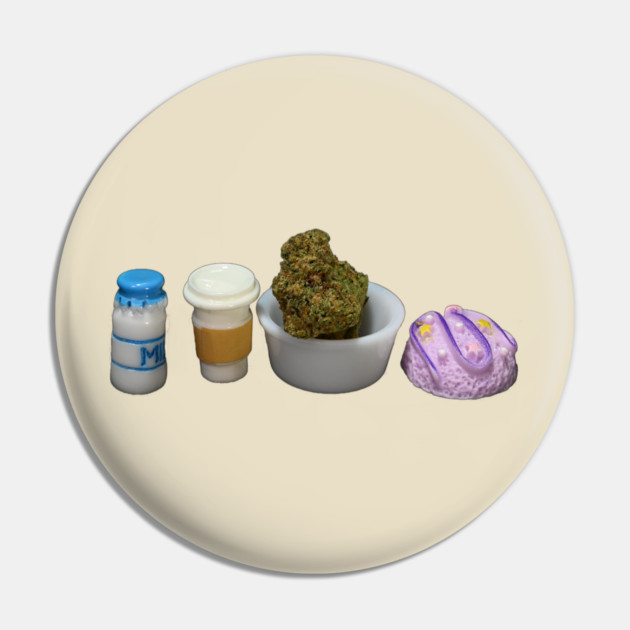 Now I am Human - Weed Design Pin by MrGreenGenes420