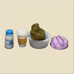 Now I am Human - Weed Design Posters and Art