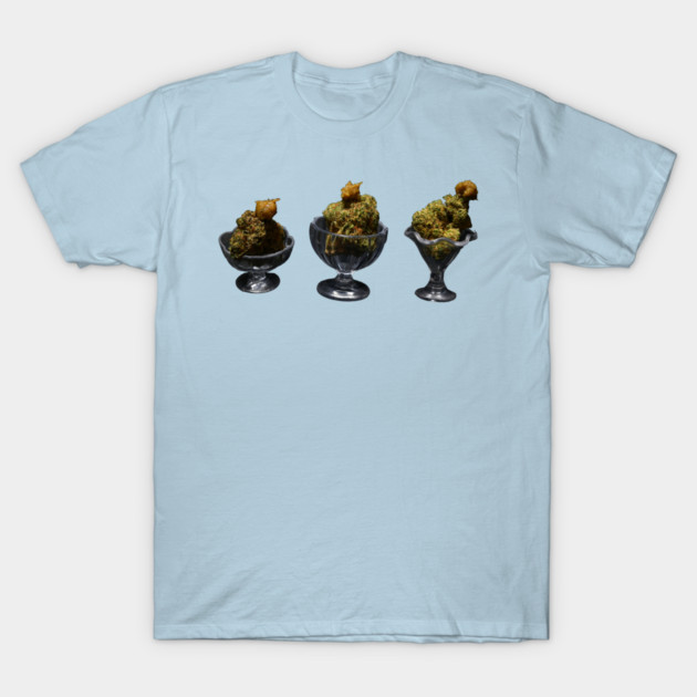 Sundae Fundae - Weed Design T-Shirt by MrGreenGenes420