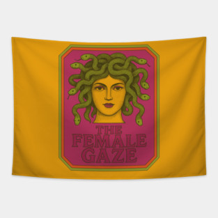 Medusa The Female Gaze Feminist Art Tapestry