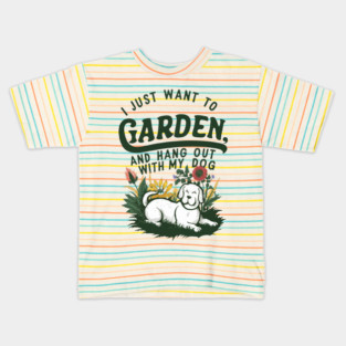 Gardening Mom dog mom Kids T-Shirt