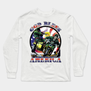Army God Bless America Tee Long Sleeve T-Shirt
