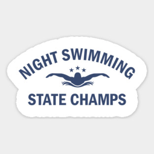 Night Swimming State Champs Magnet