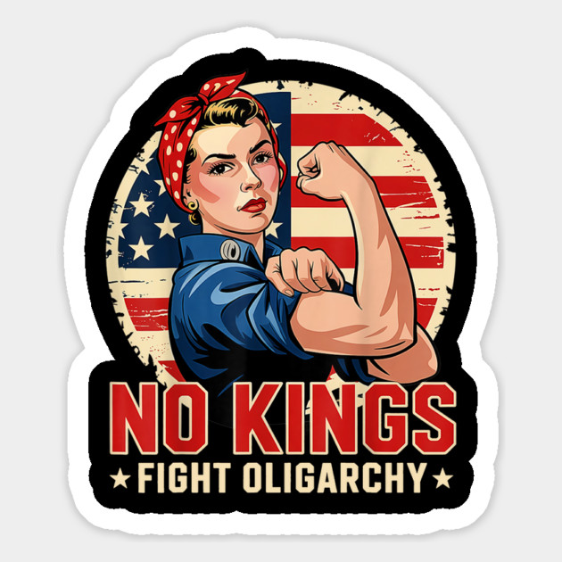 No Kings Vintage Magnet by Charles's Store 8