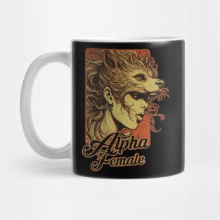 Alpha Woman Power Wolf Mug