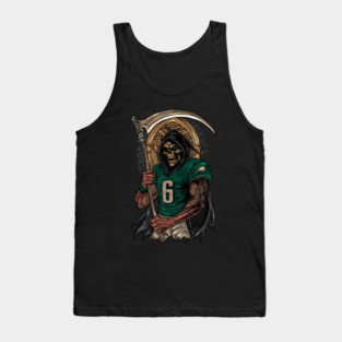 Slim Reaper – Manga Gothic Eagles Scythe Art Tank Top