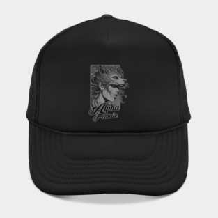 Alpha Woman Power Wolf BW Hat