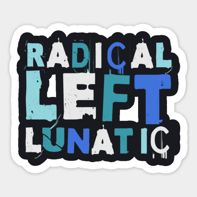 Radical Left Lunatic Magnet by Charles's Store 8