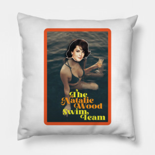 The Natalie Wood Swim Team Pillow