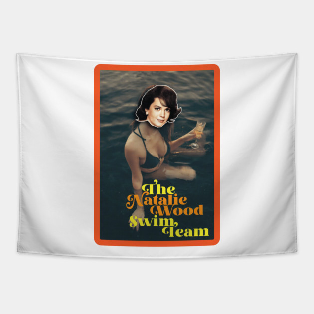 The Natalie Wood Swim Team Tapestry by Jesus's Store