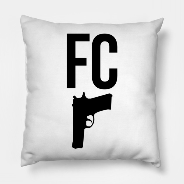Fabricated Crime Icon Pillow by Jesus's Store