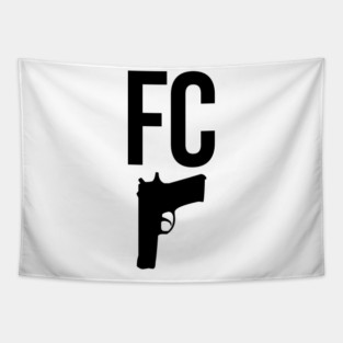 Fabricated Crime Icon Tapestry
