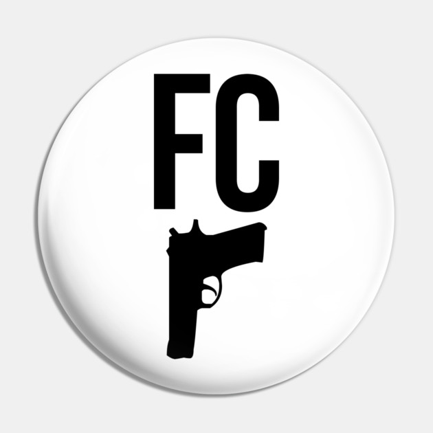 Fabricated Crime Icon Pin by Jesus's Store