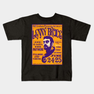 Lenny Bruce Concert Poster Kids T-Shirt