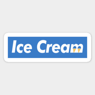 Ice Cream (Blue) Magnet