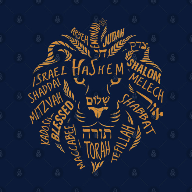 Lion of Judah Wordart by Thank HaShem