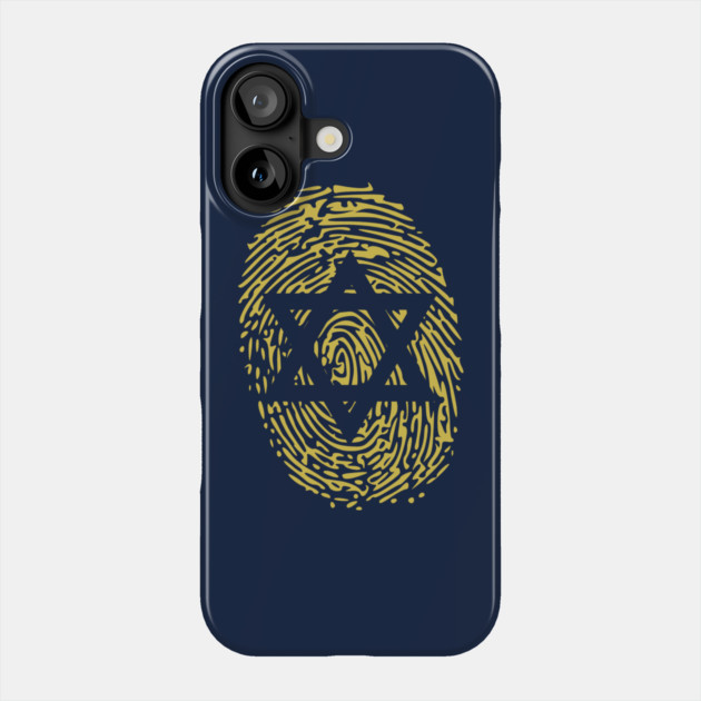 Jewish Identity Fingerprint Phone Case by Thank HaShem
