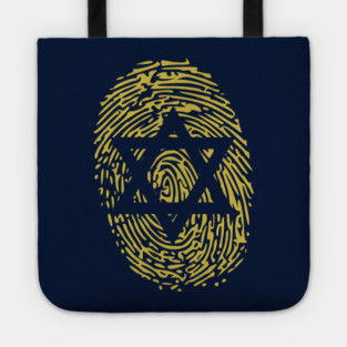 Jewish Identity Fingerprint Tote