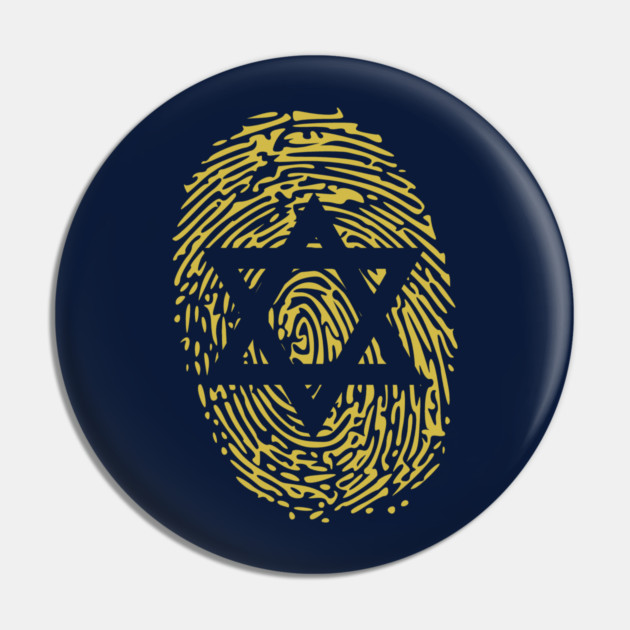 Jewish Identity Fingerprint Pin by Thank HaShem