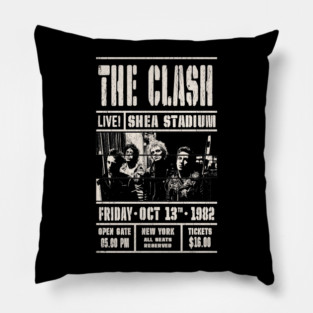The Clash // Vintage Pillow