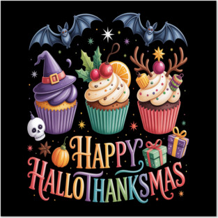Happy Hallothanksmas Posters and Art