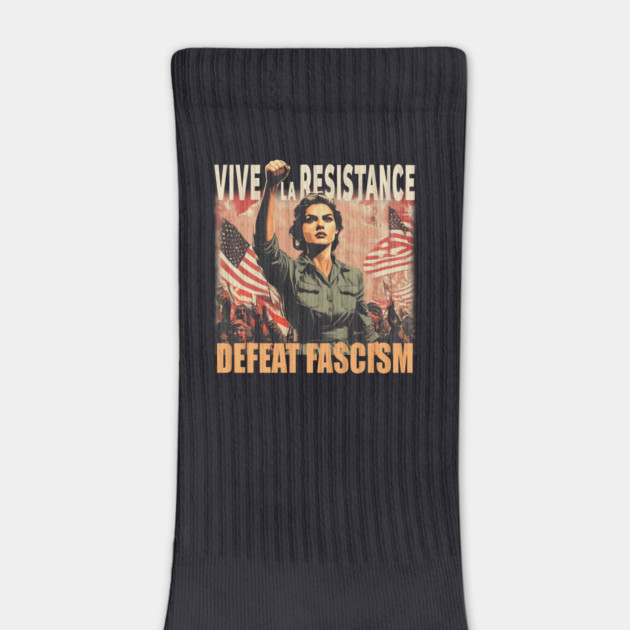 Vive La Resistance Defeat Fascism by Charles's Store 8
