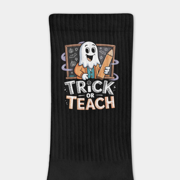 Trick or Teach Ghost Teacher Design by Designed By Marty