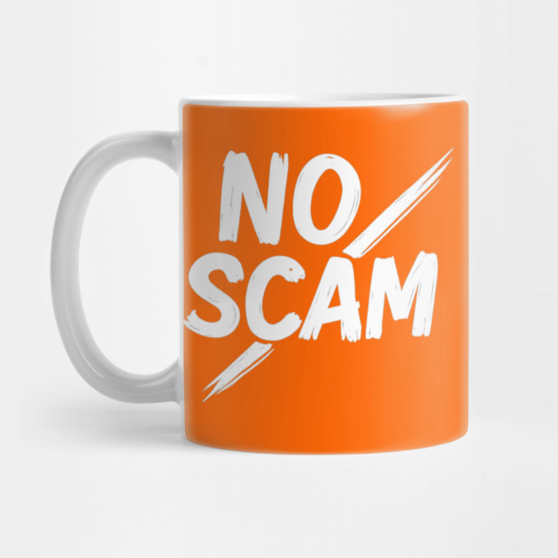 No Scam – Investigative Paintbrush White Logo by THE CRYPTO PONZI SCHEME AVENGER