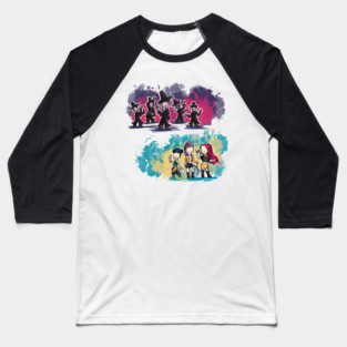 Saja Boys vs Huntrix Baseball T-Shirt