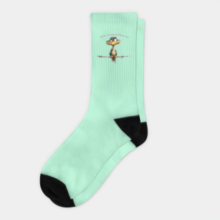 Crazy Bird "I'm Fine It's Fine Everything's Fine" Socks