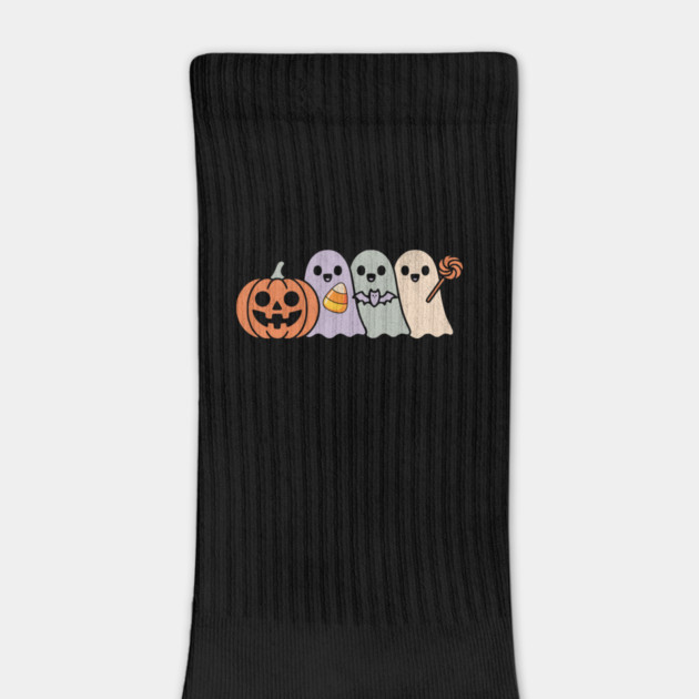 Pumpkin and Halloween Ghost Friends Design by Designed By Marty