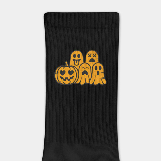 Pumpkin and Funny Ghost Squad Design by Designed By Marty