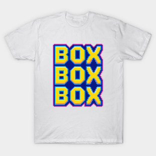 Box Box Box – Retro 16-Bit F1 Pit Stop Design T-Shirt