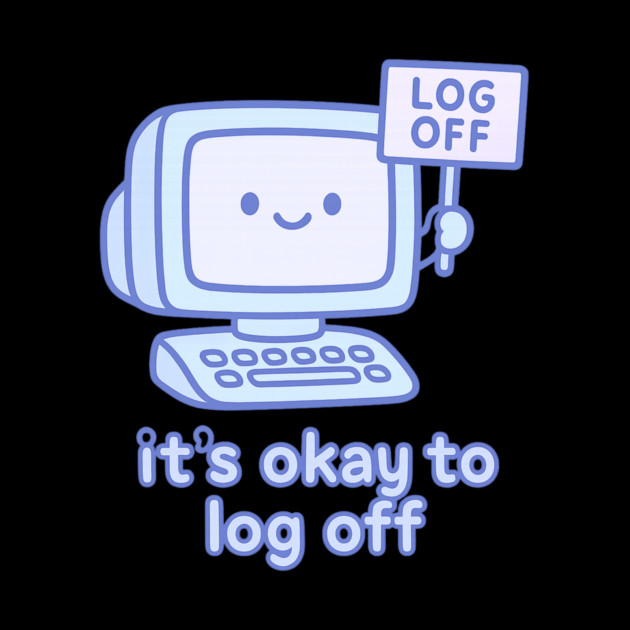 It’s Okay to Log Off by Fauzi's Store