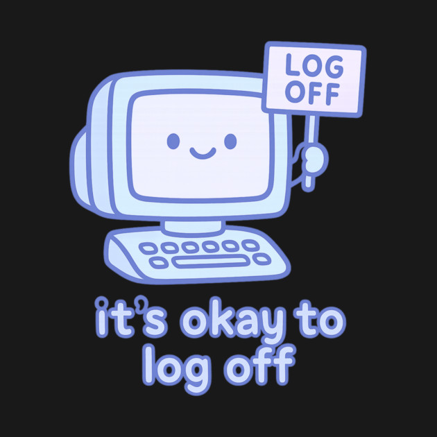 It’s Okay to Log Off by Fauzi's Store